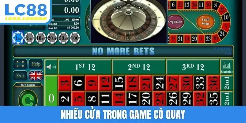 Nhiều cửa trong game cò quay